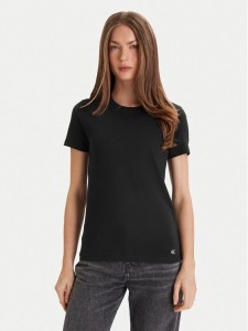Calvin Klein Underwear Komplet t-shirtów LV00QS7485 Czarny Regular Fit
