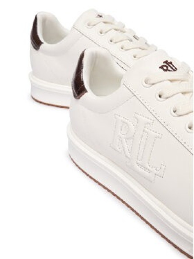 LAUREN RALPH LAUREN Sneakersy Ainsley 802974378003 Biały