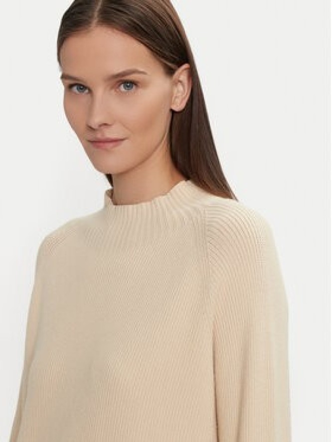 Kontatto Sweter 3M0128 Beżowy Relaxed Fit