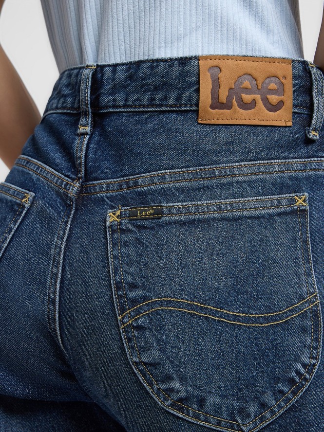 DAMSKIE SPODNIE LEE RIDER CLASSIC HYPER DARK 112354414