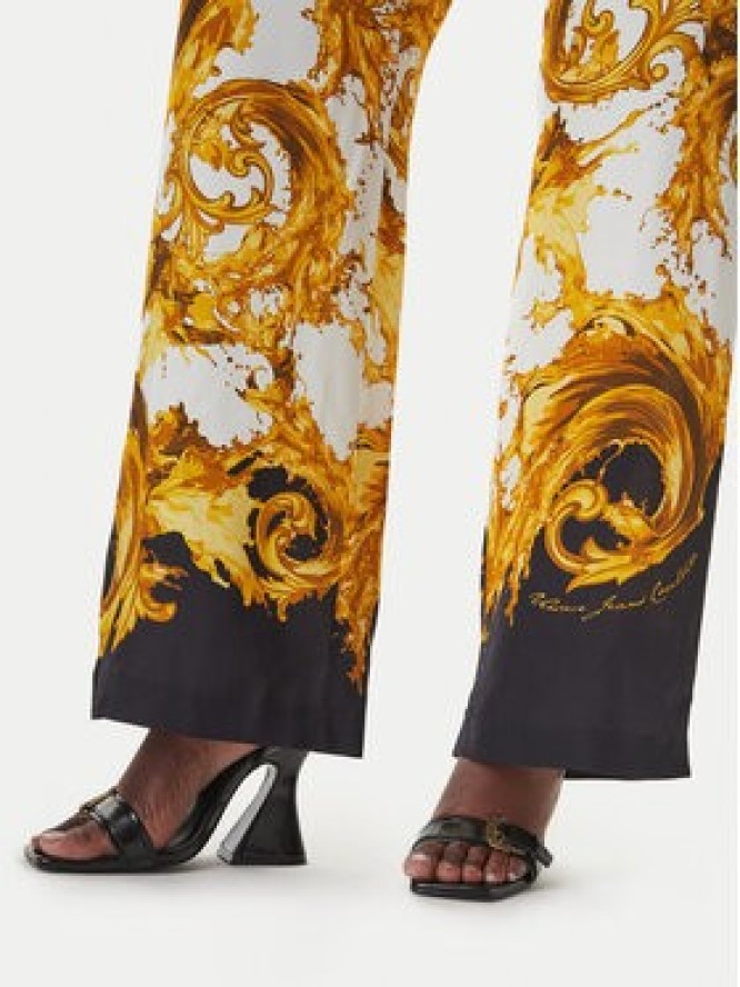 Versace Jeans Couture Spodnie materiałowe 80HAA1P2 NS833 Żółty ciemny Regular Fit