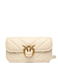PINKO Torebka Love Box Baguette Al 25-26 PLTT 105083 A2W2 Écru