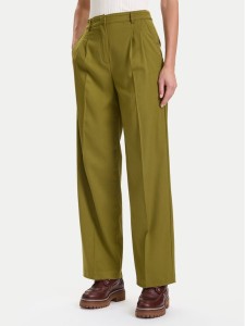 United Colors Of Benetton Spodnie palazzo 4YVXDF09R Zielony Regular Fit