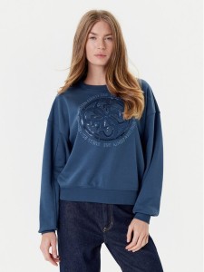 Guess Bluza W5YQ07 KB681 Granatowy Regular Fit