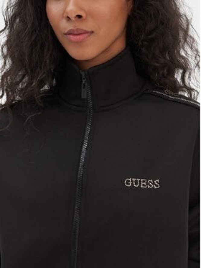 Guess Bluza V5BQ15 KCX22 Czarny Regular Fit