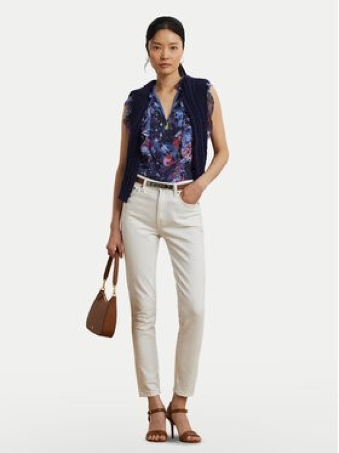 LAUREN RALPH LAUREN Bluzka 200970718001 Granatowy Relaxed Fit