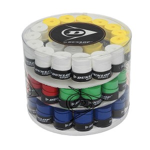Tub Of Dunlop Tour Dry Overgrips In Various Colours