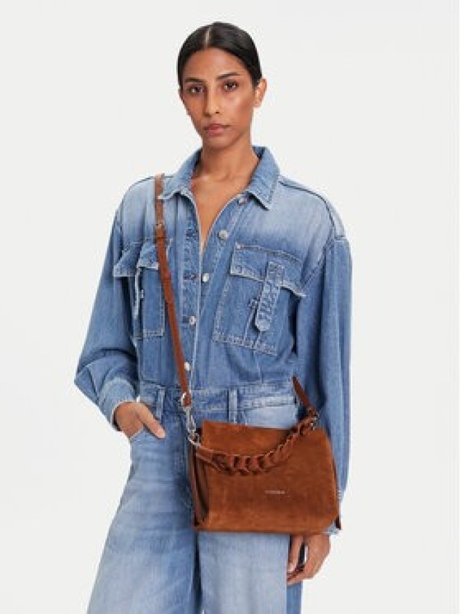 Coccinelle Torebka P6P Boheme Suede Bimaterial E1 P6P 58 01 01 Brązowy