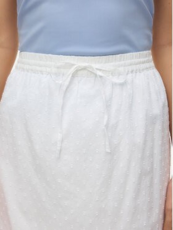 Vero Moda Spódnica midi Vmtrine 10343485 Biały Regular Fit