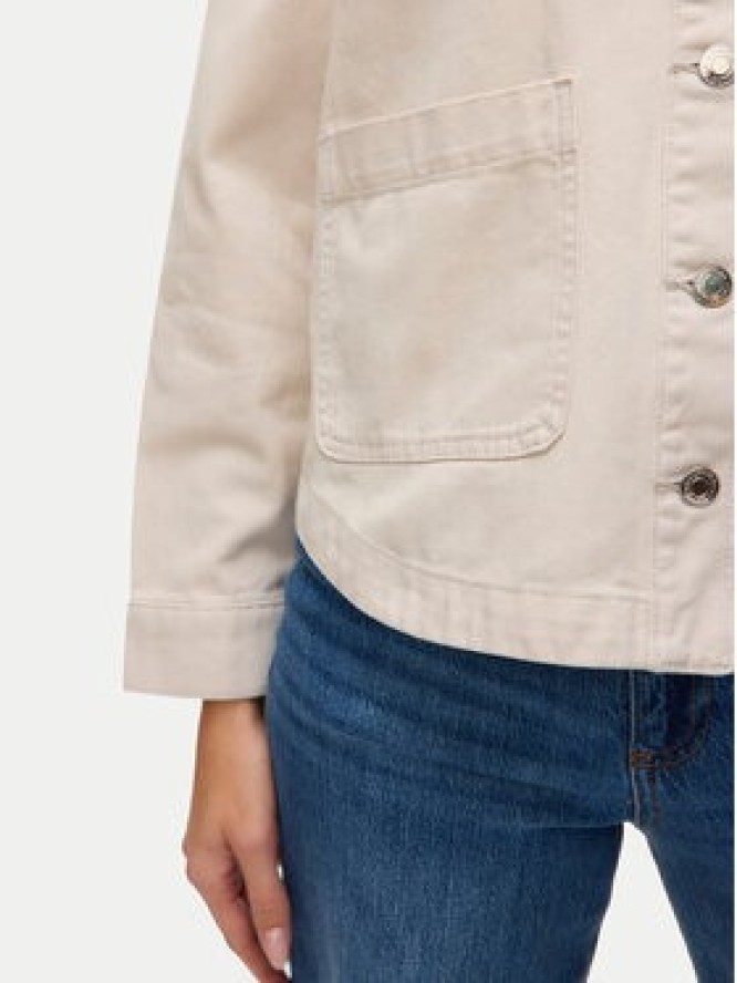 Vero Moda Koszula jeansowa Jamie 10331693 Beżowy Relaxed Fit