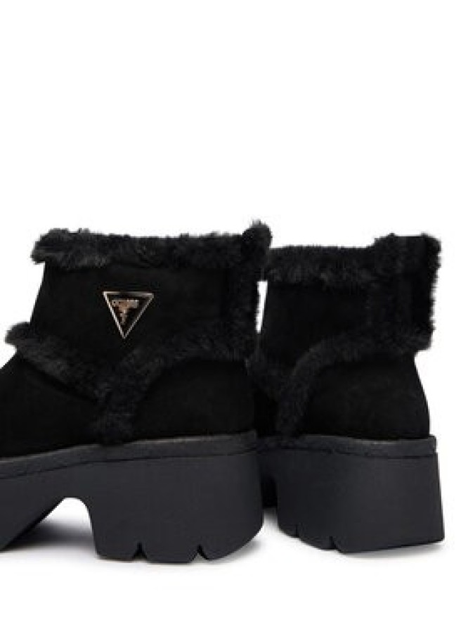 Guess Botki FLFBRD ESU10 Czarny