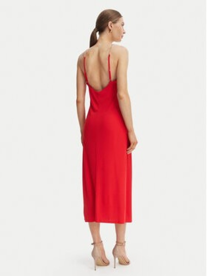 Morgan Sukienka koktajlowa 261-RYAN Czerwony Regular Fit