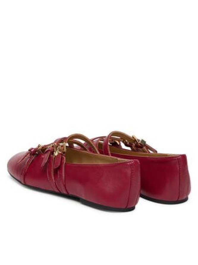 MICHAEL Michael Kors Baleriny Indy 40T5IDFP2L Bordowy