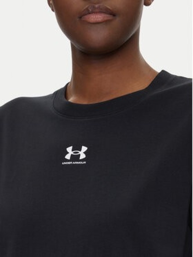 Under Armour Koszulka techniczna Rival Core 1383648 Czarny Regular Fit