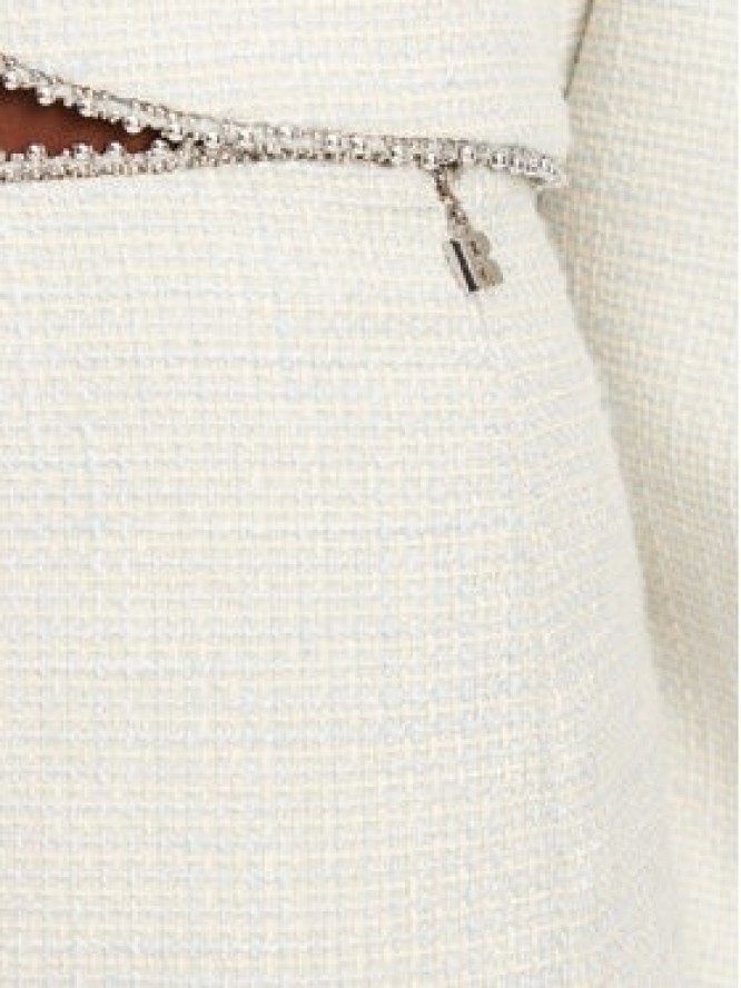 ROTATE Spódnica mini 1136773042 Écru Regular Fit