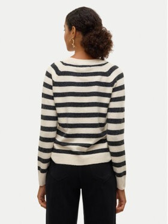 Vero Moda Sweter Doffy 10201022 Beżowy Regular Fit