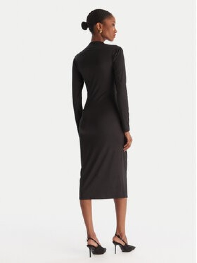 ACCESS FASHION Sukienka koktajlowa 54-3040-225 Czarny Slim Fit