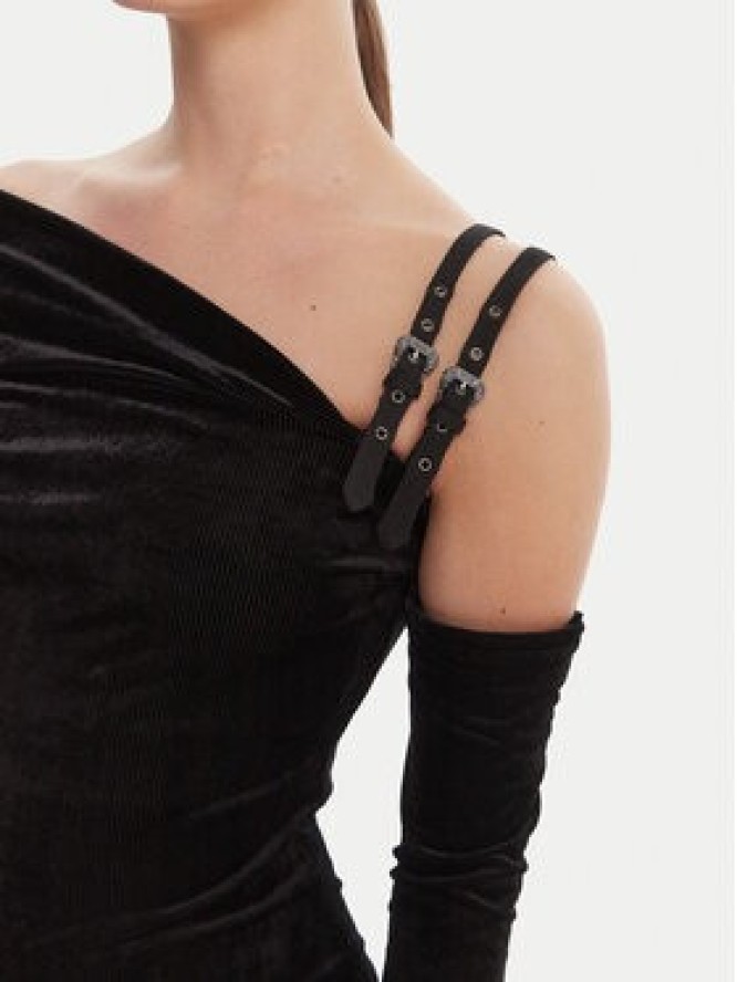 Versace Jeans Couture Sukienka koktajlowa 79HAO974 J0237 Czarny Slim Fit