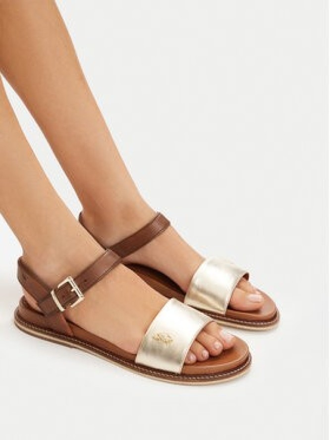 U.S. Polo Assn. Sandały EO-ADELI001W/6L1 Złoty