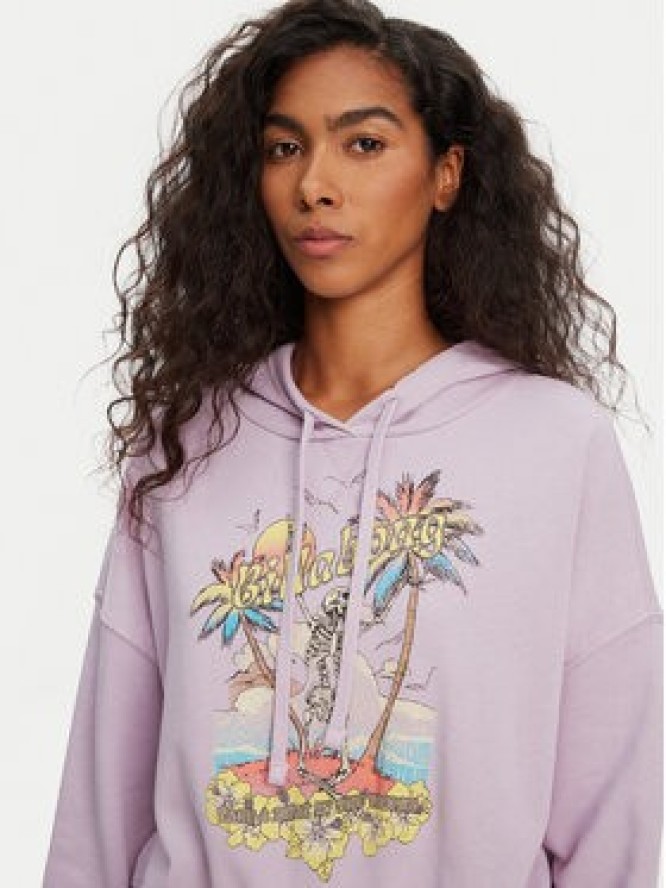 Billabong Bluza All Time EBJFT00146 Fioletowy Boxy Fit