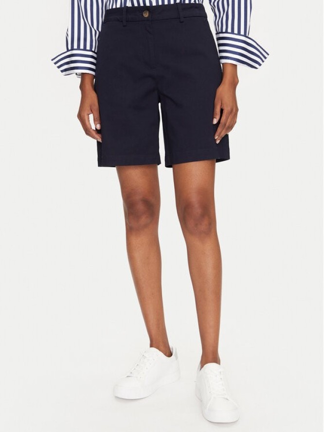 Gant Szorty materiałowe 4020119 Granatowy Regular Fit