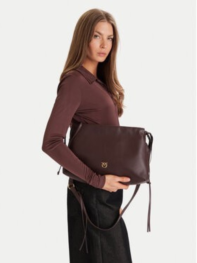 PINKO Torebka Maxi Clutch+Tracolla SP Al 25-26 PLTT 105825 A0QO Brązowy