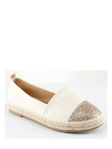 Foreverfolie Espadryle w kolorze beżowym rozmiar: 36