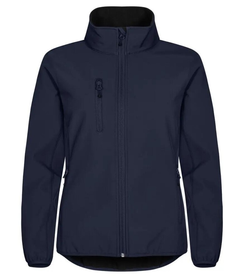 clique Classic Softshell Kurtka Damska – 3-warstwowa, 96% poliester z recyklingu