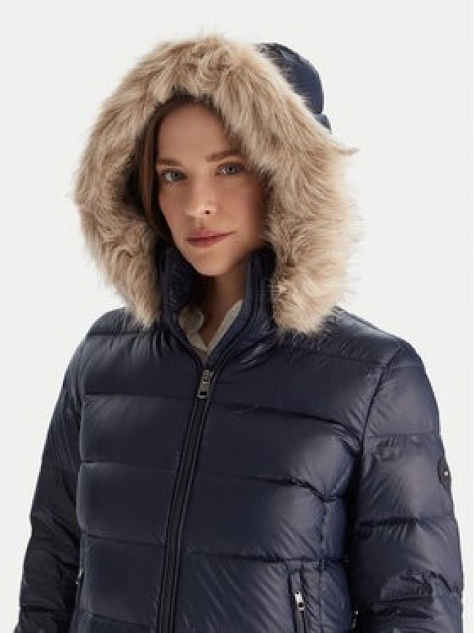 Tommy Hilfiger Kurtka puchowa WW0WW47354 Granatowy Slim Fit