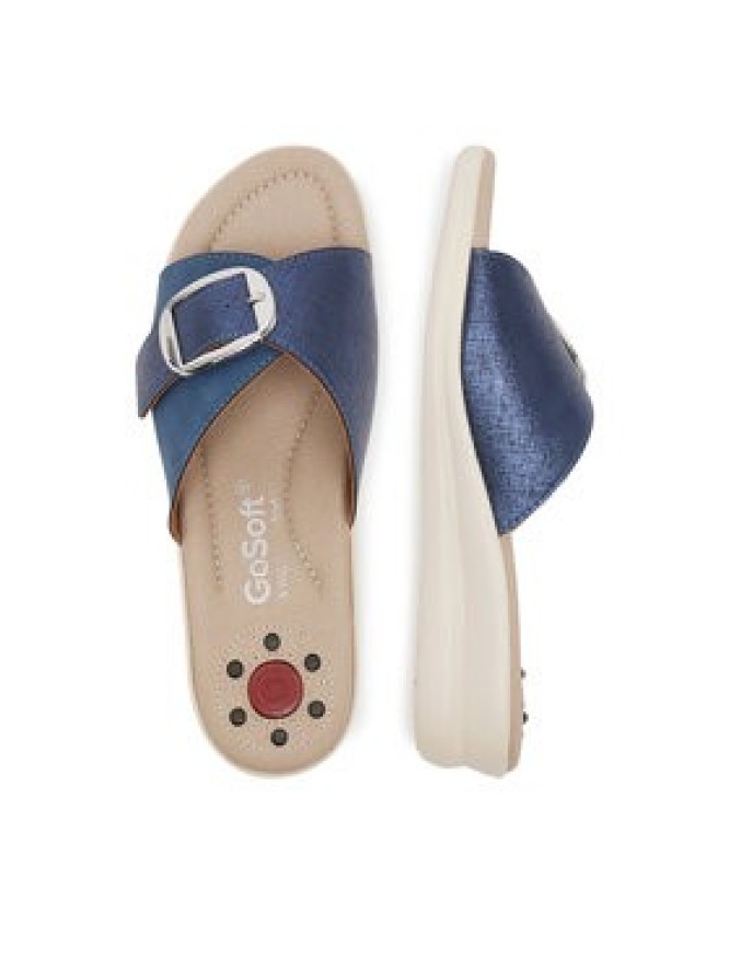 Go Soft Klapki LAH3T9092-3 Granatowy