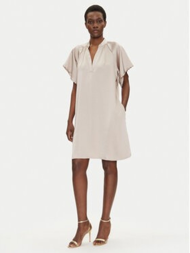 Bruuns Bazaar Sukienka codzienna Beckia Wendis BBW4490 Beżowy Loose Fit