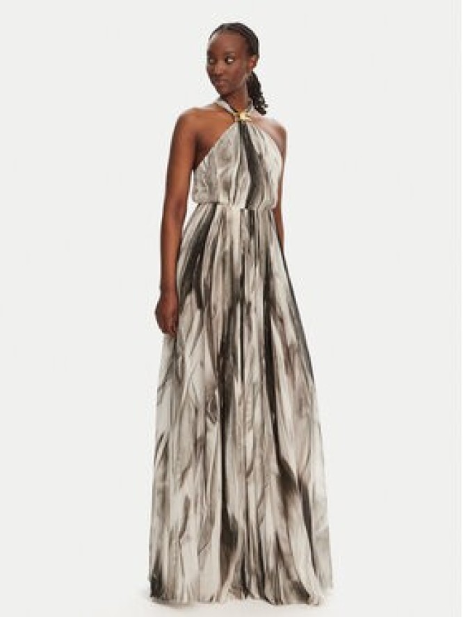 Elisabetta Franchi Sukienka letnia ABR4752E2 E84 Czarny Regular Fit