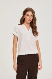 Koszula z wiskozy biała