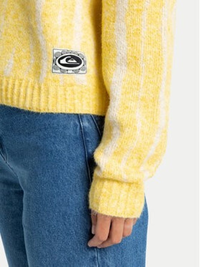 Quiksilver Sweter Selwyn EQWSW03031 Żółty Cropp Fit