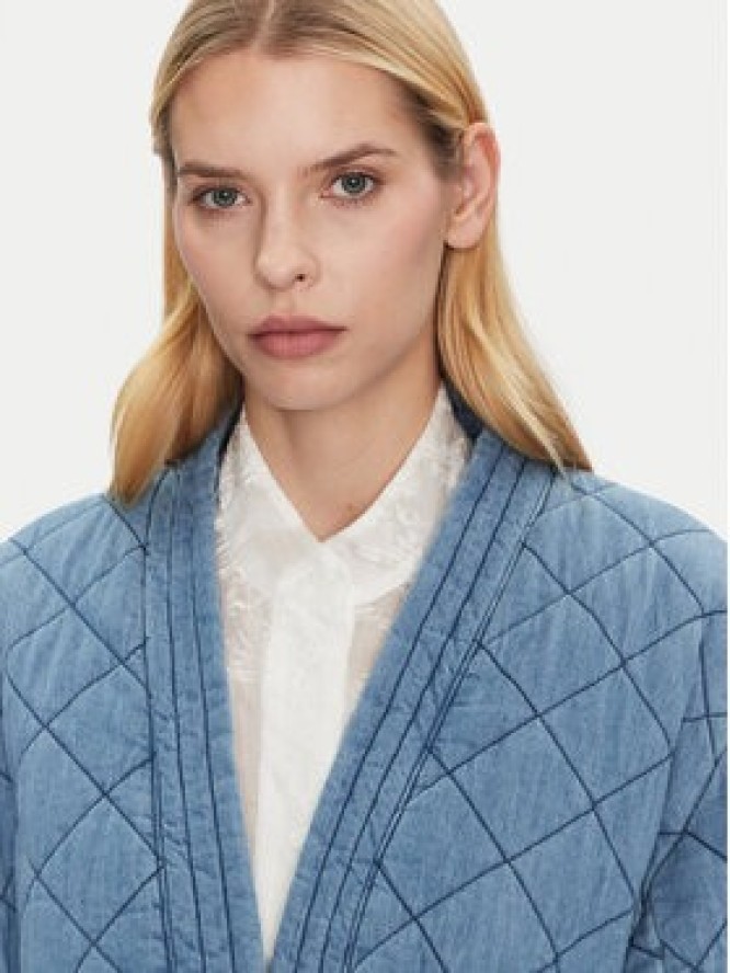 Munthe Kurtka jeansowa Fridolf 251153425108 Niebieski Relaxed Fit