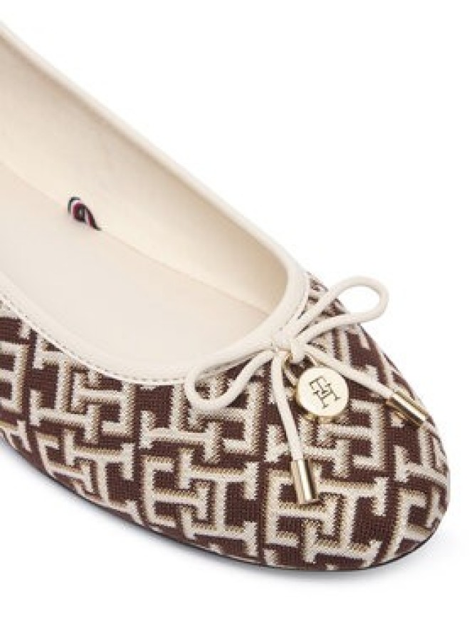 Tommy Hilfiger Baleriny Th Charm Jacquard Ballerina FW0FW09504 Kolorowy