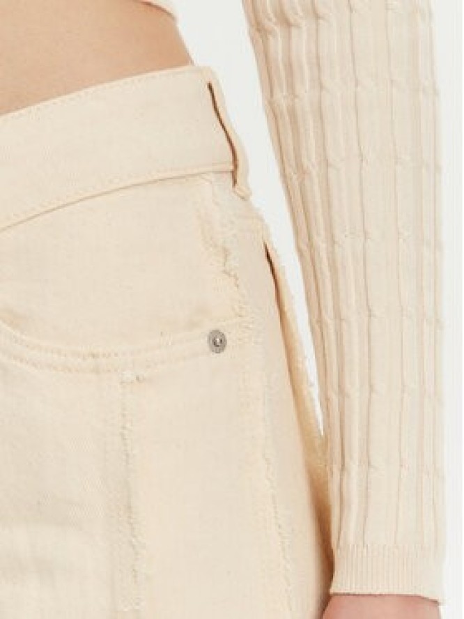 ONLY Sweter Meddi 15339582 Beżowy Cropped Fit