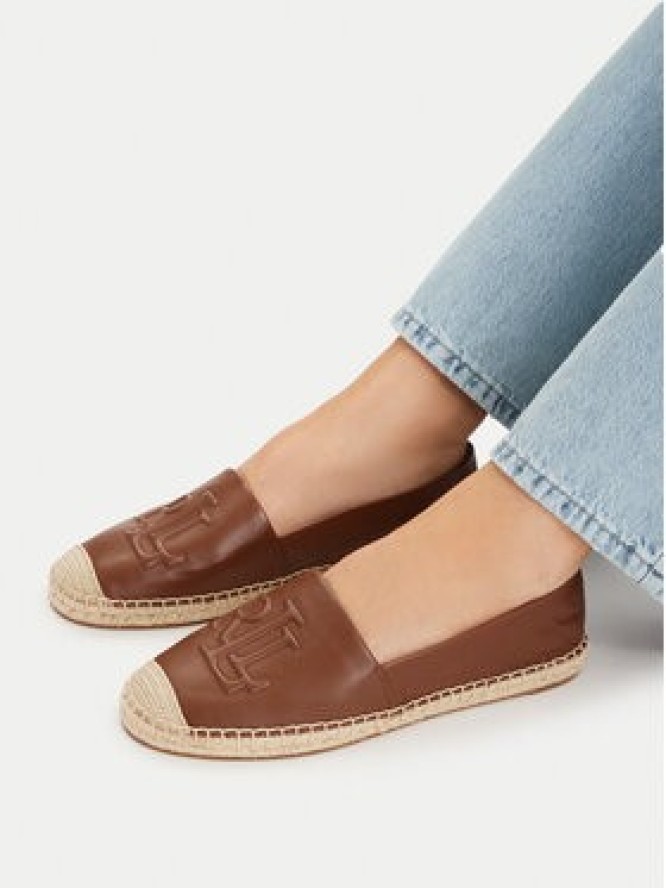 LAUREN RALPH LAUREN Espadryle Cameryn 802P04415003 Brązowy
