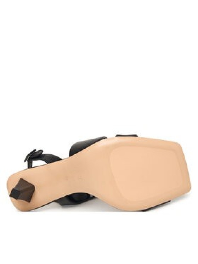 AGL Sandały D689007PCSOFTY0000 Czarny