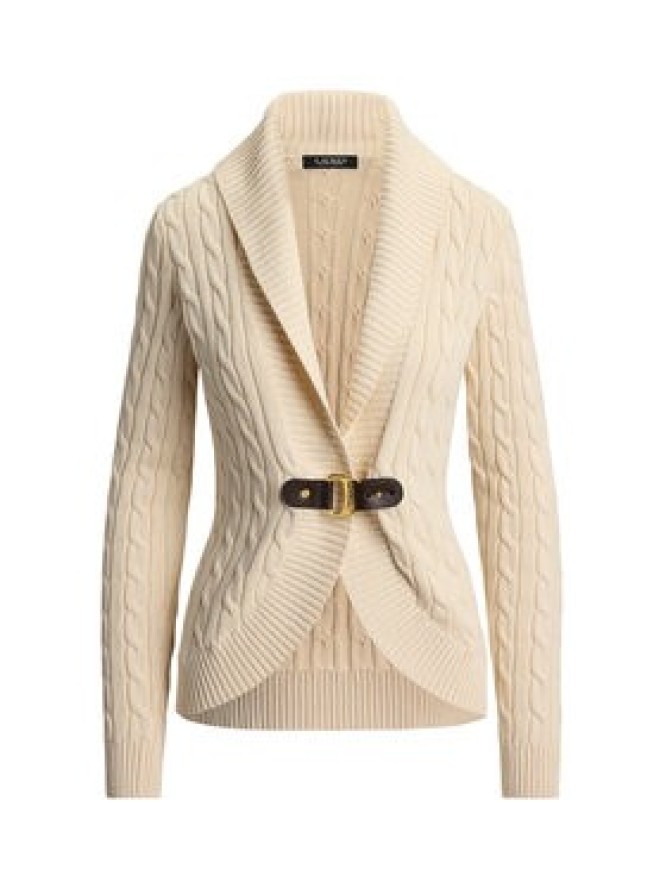 LAUREN RALPH LAUREN Kardigan 200P03473003 Beżowy Regular Fit