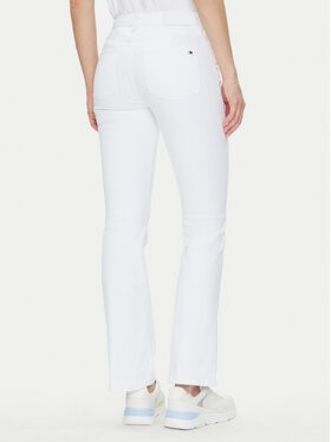 Tommy Hilfiger Jeansy Bootcut Rw White WW0WW44362 Biały Regular Fit