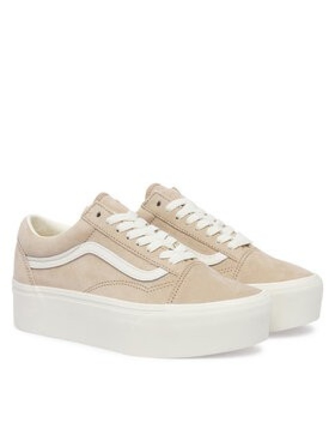 Vans Tenisówki Old Skool Platform VN0009PZ4MG1 Beżowy