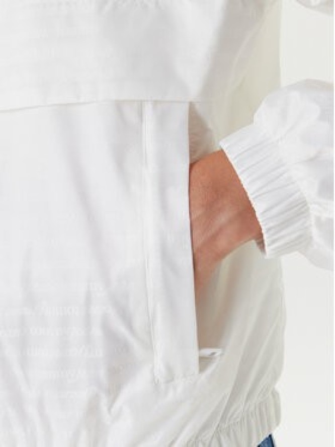 Tommy Jeans Wiatrówka Jacquard DW0DW20952 Écru Relaxed Fit