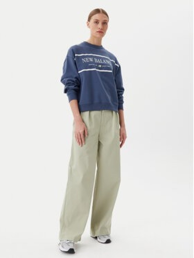 New Balance Bluza Athletics Nautical Lobster WT51923 Niebieski Oversize