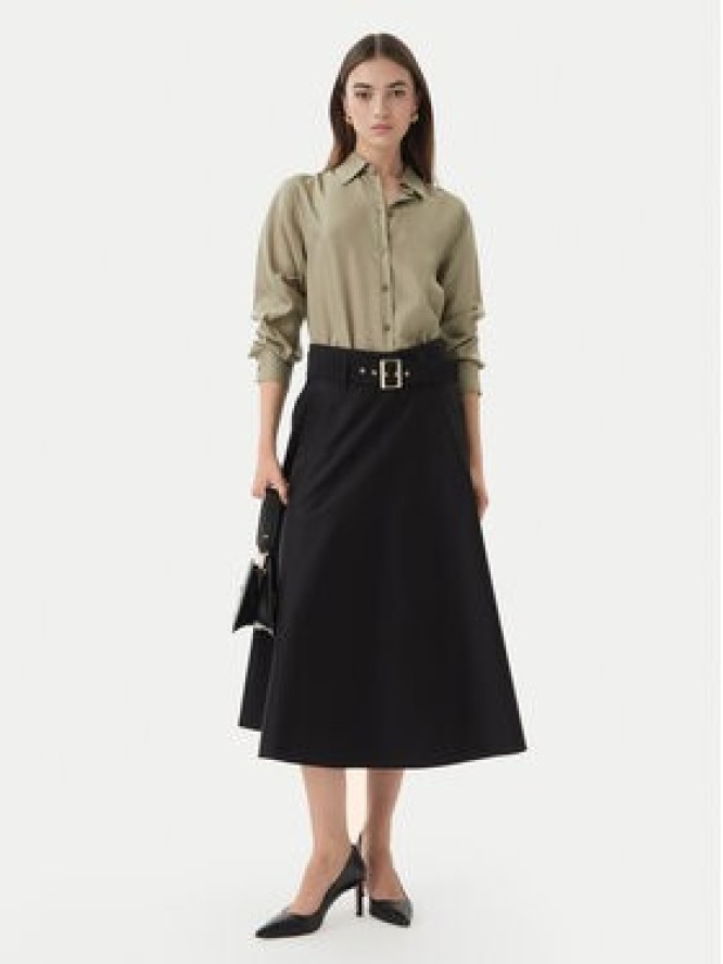 Marella Spódnica trapezowa Tappeto 2613101101 Czarny Regular Fit