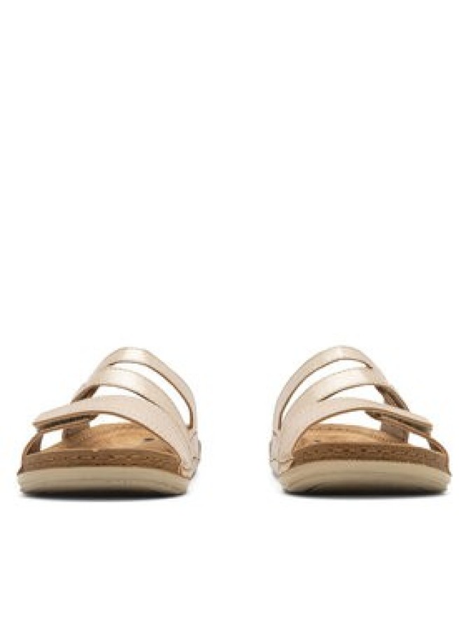 Inblu Klapki AA093N01 Złoty