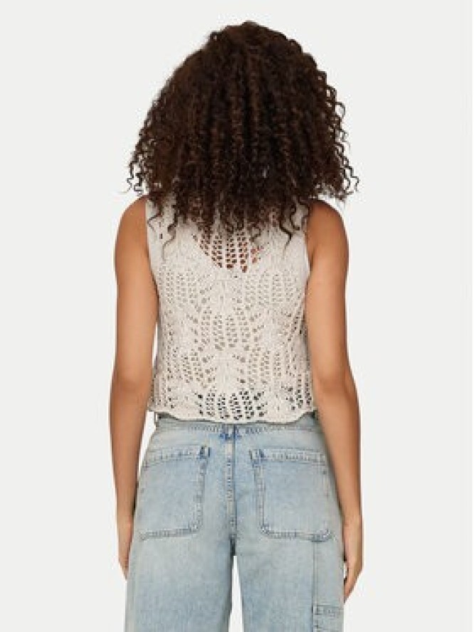 ONLY Top Lizzy 15343882 Beżowy Regular Fit