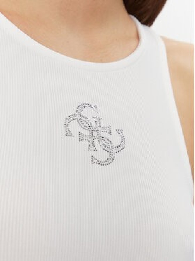 Guess Top W5GP57 KCV52 Biały Regular Fit