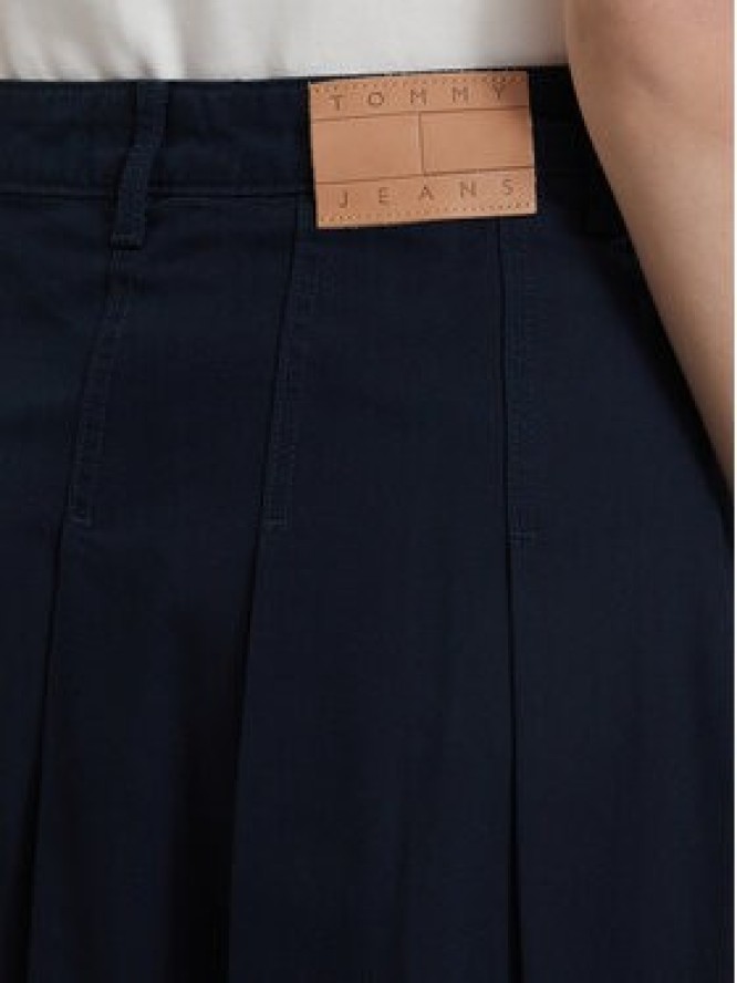 Tommy Jeans Spódnica plisowana DW0DW23149 Granatowy Regular Fit