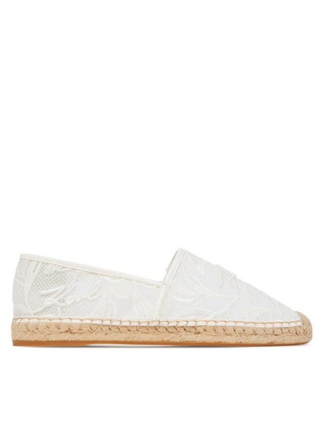 KARL LAGERFELD Espadryle Kamini KL80121A Biały